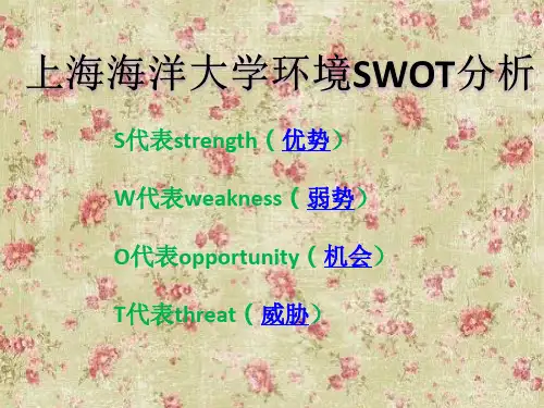 上海海洋大学环境swot分析