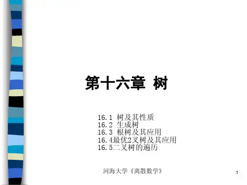 《离散数学》课件-第16章树