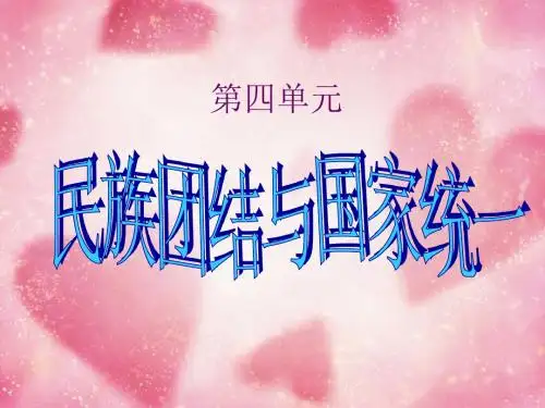 第11课《民族团结》PPT课件