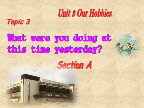 仁爱版八年级英语上册 Unit 3 Topic 3 Section A 课件(共17张PPT)