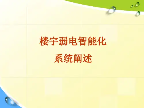 弱点系统智能化介绍