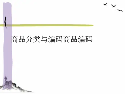 商品分类与编码商品编码PPT课件