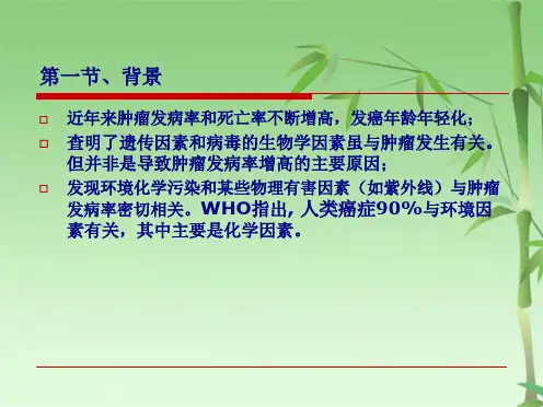 第8章 致癌作用(共60张PPT)