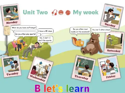 人教版PEP五年级上册Unit2精品课件B lets learn