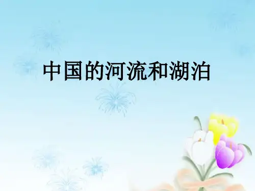 【精编】山东省临沂市2019届高考地理总复习区域地理中国的河流课件.ppt