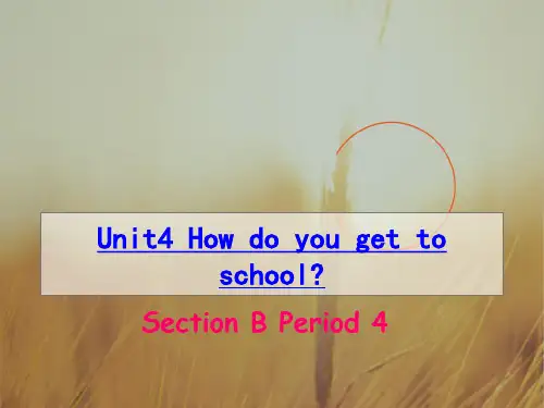 最新-八年级英语上册 Unit4Section B Period4课件 人教新目标版 精品 