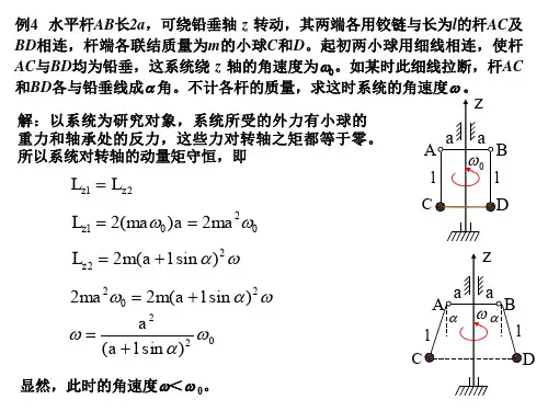 理论力学—动量矩定理ppt课件