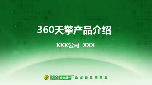 天擎产品介绍PPT课件
