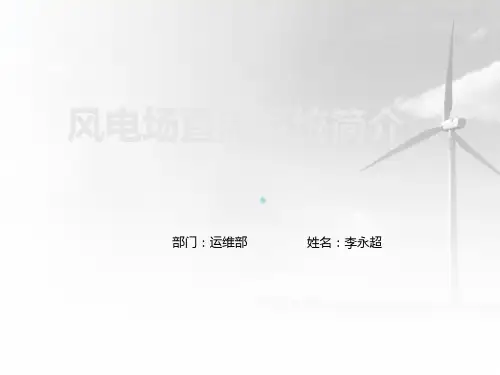 风电场直流系统简介PPT课件
