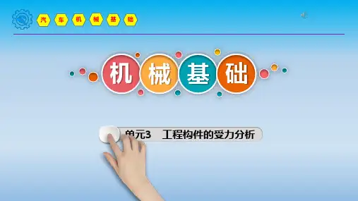 汽车机械基础-3  工程构件受力分析