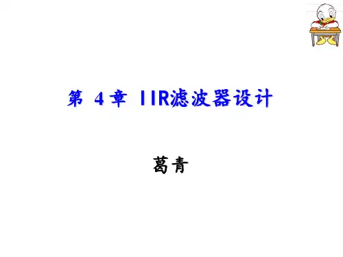 《IIR滤波器设计》PPT课件