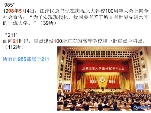大学介绍(班会课用)1