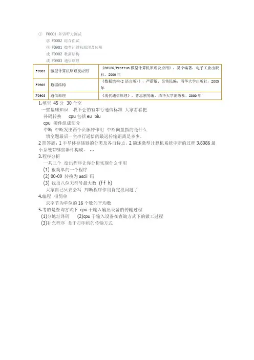 东华大学复试科目