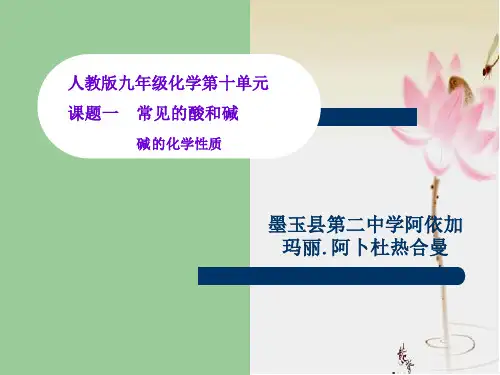 氢氧化钠与二氧化碳反应 ppt课件