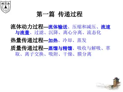 化学工程第2章流体的流动和输送精品文档114页