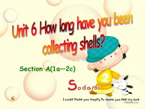人教版八年级下Unit6 How long have you been collecting shellsSection A(1a—2c)(共24张课件)