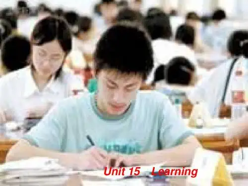 高三英语一轮复习课件：Unit 15 Learning(北师大版必修5)