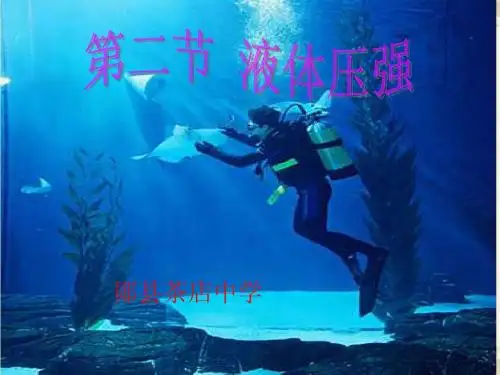 八年级物理第九章第二节液体的压强课件(新人教版)