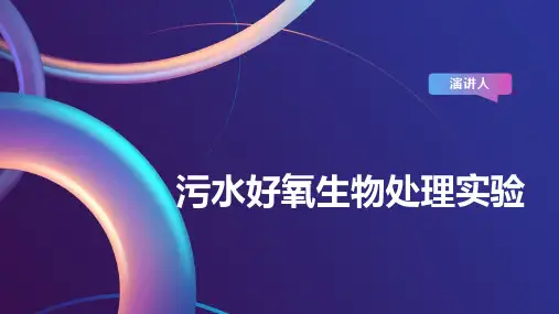 污水好氧生物处理实验