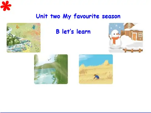 2021年人教版PEP五年级下册英语Unit2  B Let's learn课件