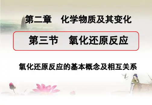 高一化学氧化还原反应优秀课件 PPT