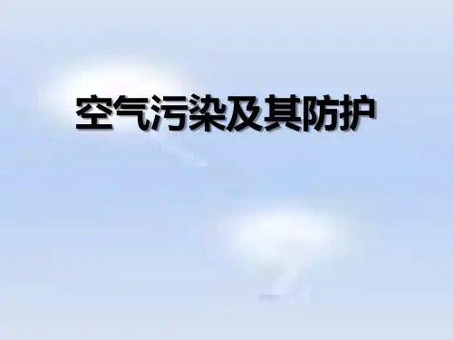 《空气污染及其防护》资源保护与环境危机.PPT(新版本)