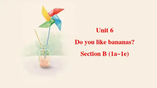 Unit6SectionB(1a_1e)课件人教版英语七年级上册