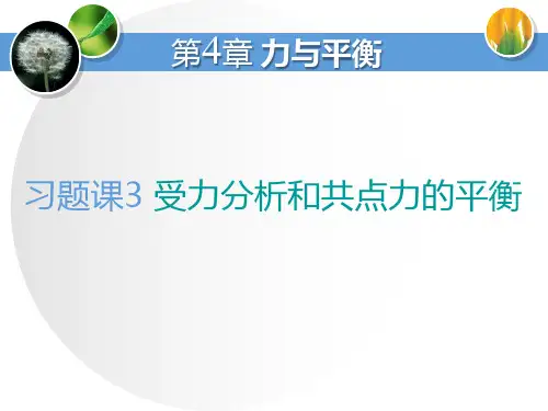 《受力分析和共点力的平衡》力与平衡课件ppt