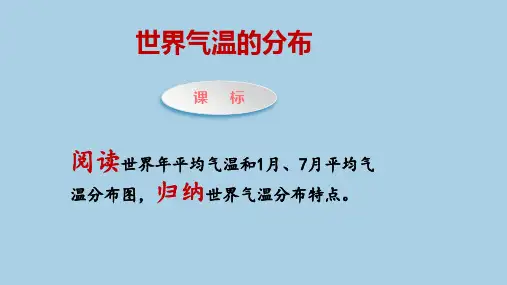 气温的变化与分布第二课时课件