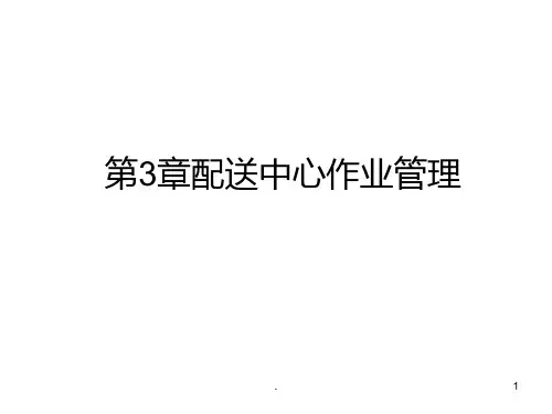 配送中心作业管理