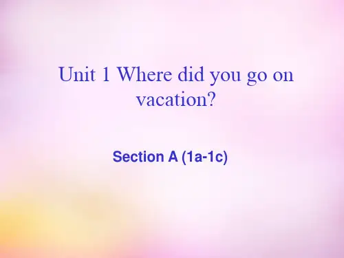 人教新目标八年级上Unit 1 section A(1a-1c)(共18张PPT)