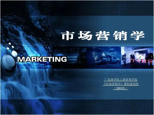 市场营销基本知识讲解(ppt 33页)