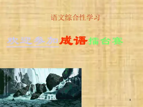 成语教学PPT课件