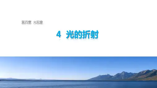 人教版物理《光的折射》完美课件1