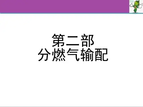 燃气系统课件-02燃气输配