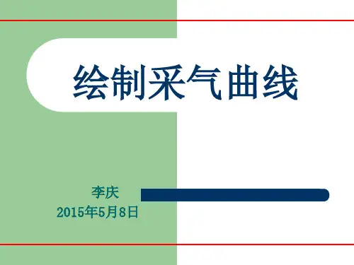手工绘制采气曲线