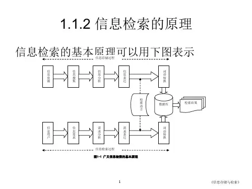 信息存储与检索重点