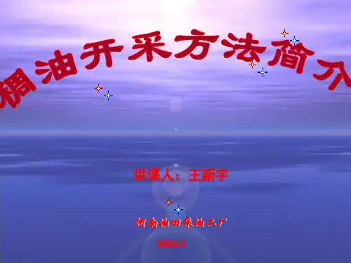 稠油热采讲义