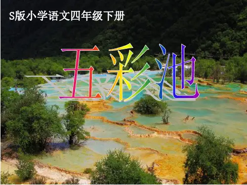 (赛课课件)四年级下册语文《 五彩池 》 (共41张PPT)