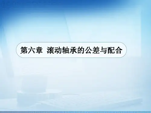 滚动轴承的公差与配合pt课件