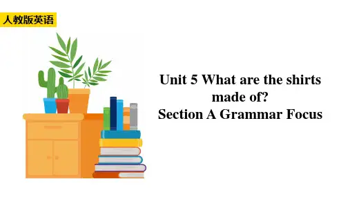 Unit5SectionAGrammarfocus4c课件人教版英语九年级全册