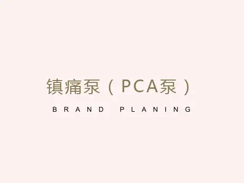 镇痛泵(PCA泵)