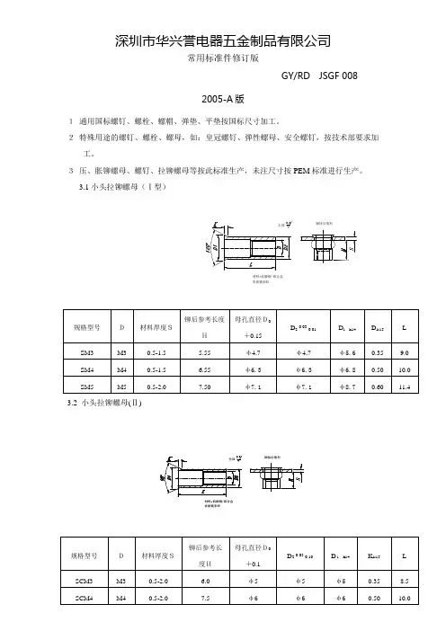 常用标准件(20000316修订版)
