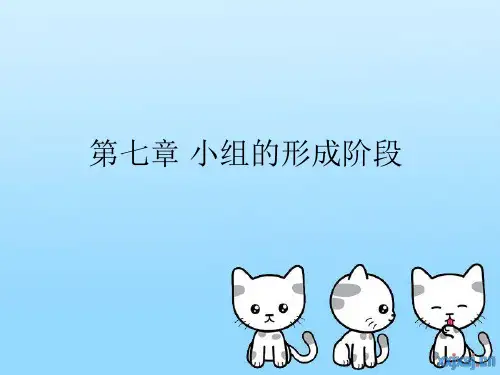 第七章 小组的形成阶段