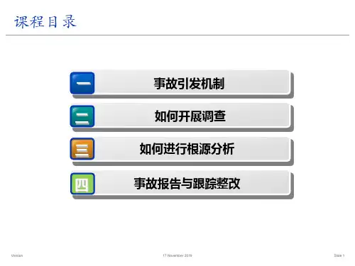 最新事故调查与根源分析技术