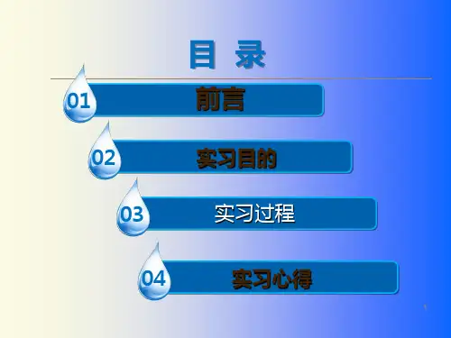 大学实习总结报告PPTPPT课件