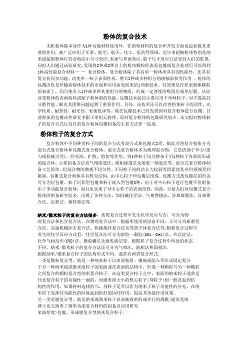 复合粉体