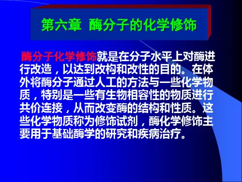 04酶分子的化学修饰