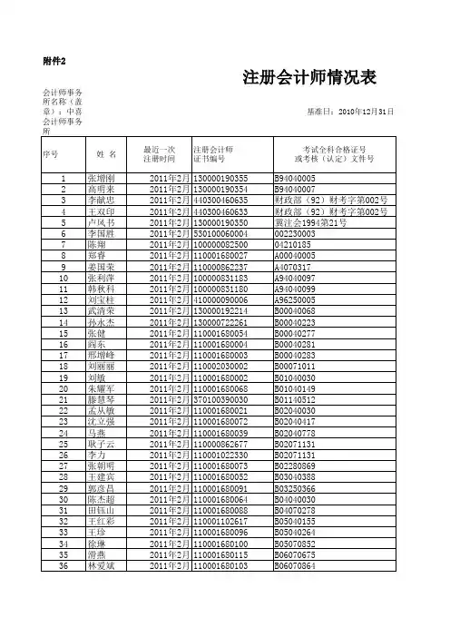 04注册会计师情况表
