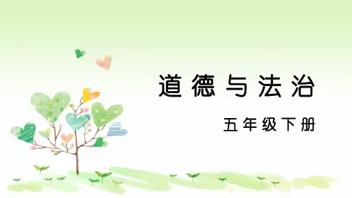 五年级下册道德与法治课件建立良好的公共秩序人教部编版2